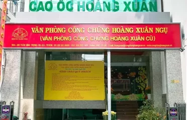 Văn phòng công chứng Hoàng Xuân Ngụ