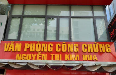 Văn phòng công chứng Nguyễn thị Kim Hoa