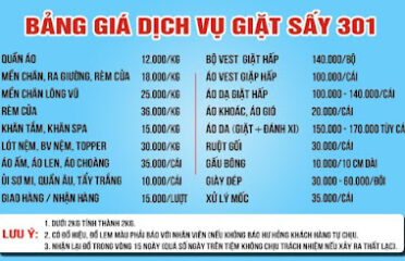 Giặt sấy 301