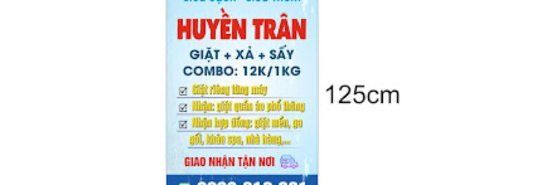 giặt sấy siêu sạch Huyền Trân