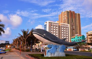 Whale statue