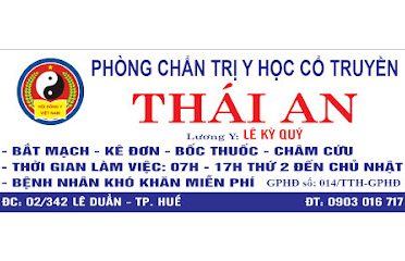 PHÒNG CHẨN TRỊ Y HỌC CỔ TRUYỀN THÁI AN