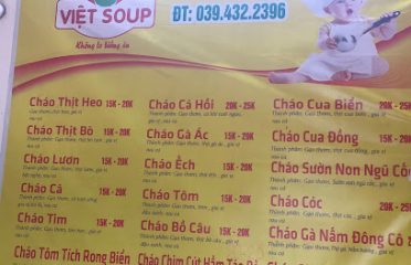 Cháo dinh dưỡng việt sup văn la ngõ 30 văn la hà đông hà nội