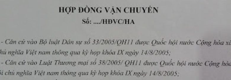 Công Ty Trách Nhiệm Hữu Hạn Thương Mại Và Dịch Vụ Vận Chuyển Hải Âu