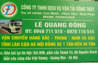 Cty TNHH dịch vụ Vận Tải Đông Thuỳ