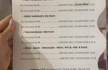 Laputa Spa – Foot & Body Massage 마사지 Da Lat