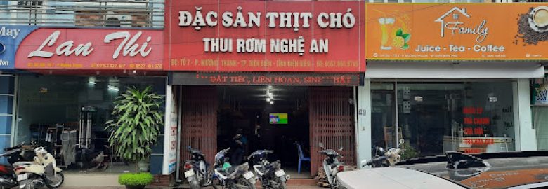 Đặc sản thịt chó thui rơm Nghệ An