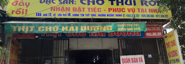 NHÀ HÀNG THỊT CHÓ HẢI DƯƠNG