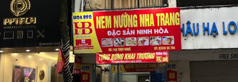 Nem nướng Nha Trang Hoa Béo