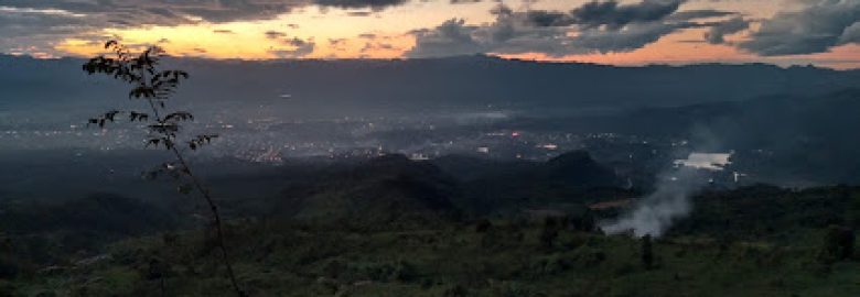 Panorama View City of Dien Bien Phu – trạm điện mặt trời Tà Lèng